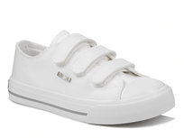 Trampki dziecięce białe tekstylne Big Star TT374169 tenisówki na rzepy-30 Big Star Shoes