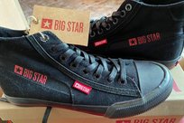 Trampki Wysokie Męskie Czarne BIG STAR rozmiar 42 Big