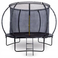 Trampolina dla dzieci 305cm 10FT z drabinką i siatką wewnętrzną HyperMotion