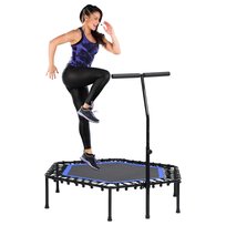 Trampolina Fitness do Skoków Ø 90 cm Składana Regulowana CZARNA Inna marka