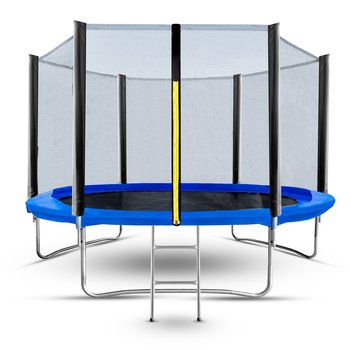 TRAMPOLINA OGRODOWA 252CM Z SIATKĄ DRABINKĄ I SIATKĄ ZEWNETRZNĄ ELITON - Eliton