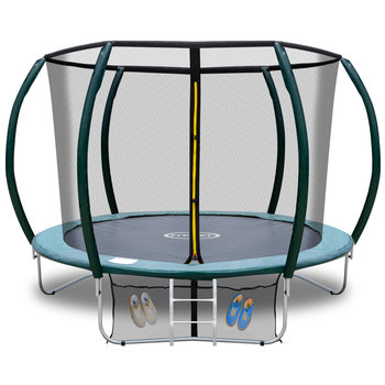 TRAMPOLINA OGRODOWA 312CM 10FT Z SIATKĄ I DRABINKĄ - FIT-NET