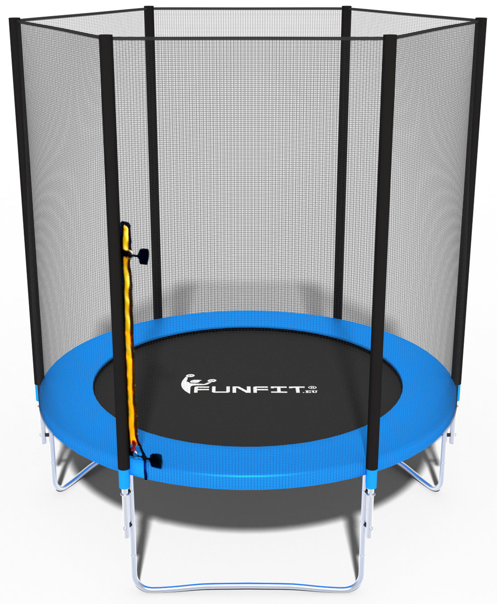 Trampolina ogrodowa dla dzieci 183cm FUNFIT z siatką zewnętrzną