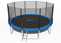 Trampolina ogrodowa dla dzieci 465cm FUNFIT z siatką zewnętrzną i drabinką