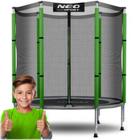 Trampolina ogrodowa dla dzieci siatka zewnętrzna 140cm 4ft Neo-Sport
