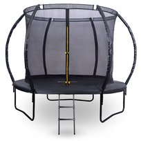 Trampolina ogrodowa Hyper Motion 244 cm 8FT z drabinką i siatką wewnętrzną