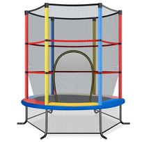 Trampolina z siatką zabezpieczającą 165 x 165 x 161 cm