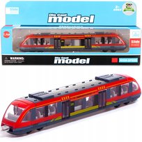 TRAMWAJ napęd WAGON TRAMWAJOWY 17 cm modern NOWOCZESNY metalowy