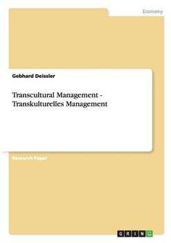 Transcultural Management - Transkulturelles Management - Deissler Gebhard