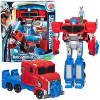 Transformers Robot Optimus Prime + Figurka Robby Malto Earthspark Autobot