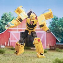 Transformers Zabawka EarthSpark klasy Deluxe Bumblebee, 12,5 cm duża figur Funko