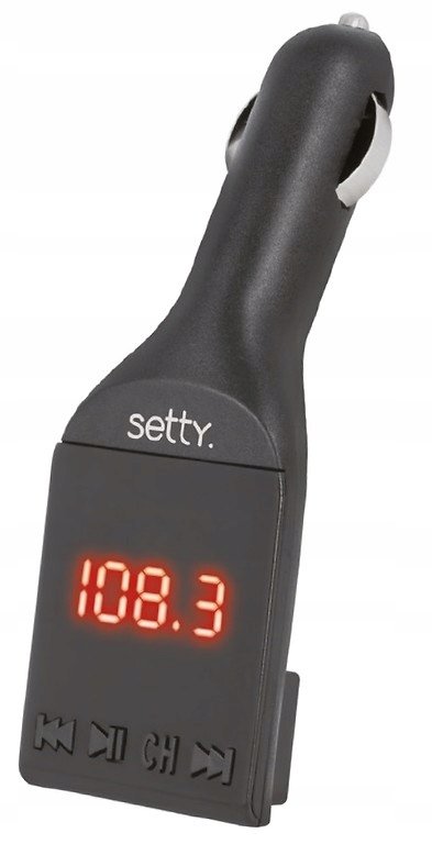 Transmiter FM Setty Bluetooth USB czytnik microSD