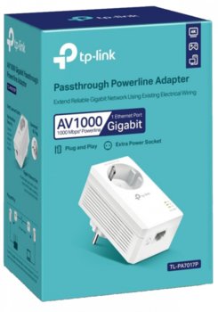 Transmiter sieciowy TP-Link Powerline TL-PA7017P AV1000 - TP-LINK