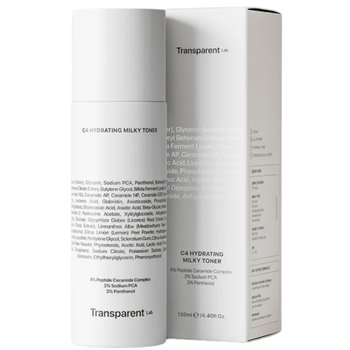 Transparent Lab C4 Hydrating Milky Toner 130 ml - tonik nawilżający - Transparent Lab