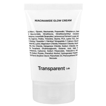 Transparent Lab, Niacinamide Glow Cream, Rozświetlający Krem z Niacynamidem, 50 ml - Transparent Lab