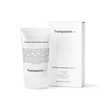 Transparent Lab, Retinal Age Reverse Cream, Przeciwstarzeniowy Krem z Retinalem, 50 ml - Transparent Lab