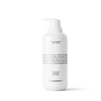Transparent Lab, Vitamin Enriched Body Lotion - Kuracja do ciała z retinalem, 400 ml - Transparent Lab
