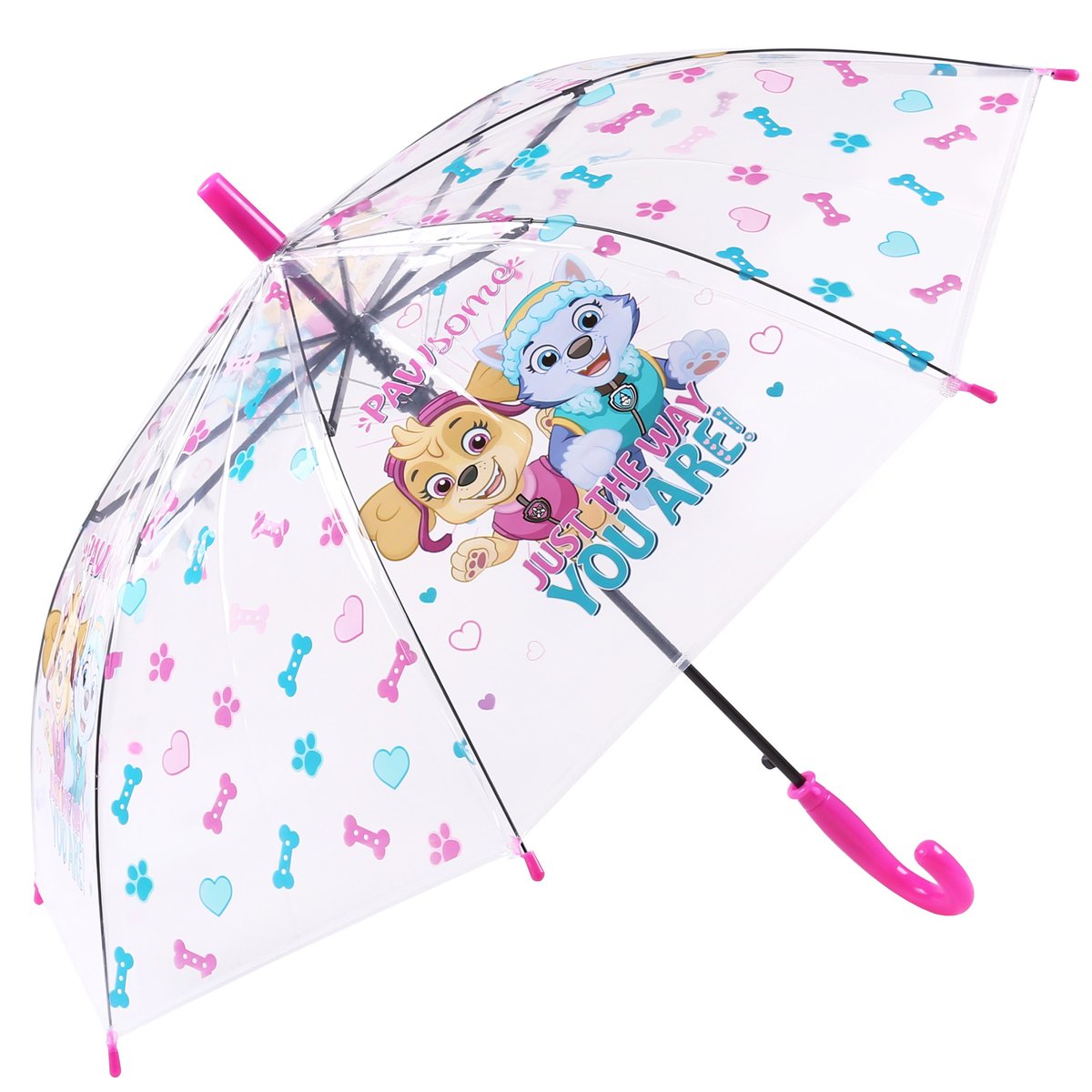 Zdjęcia - Parasol Transparentna, dziewczęca parasolka SKYE - Psi Patrol
