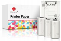 Transparentny papier termiczny do drukarki Phomemo T02 M02X 3rolki 50mm