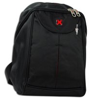 Travel N Meet Plecak unisex Torba sportowa Kieszeń na odtwarzacz MP3 czarny 26x12x31 ORD4200S Travel N Meet