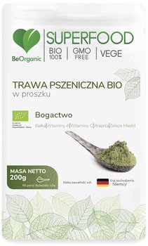 Trawa pszeniczna BIO w proszku BeOrganic 200 g - BeOrganic