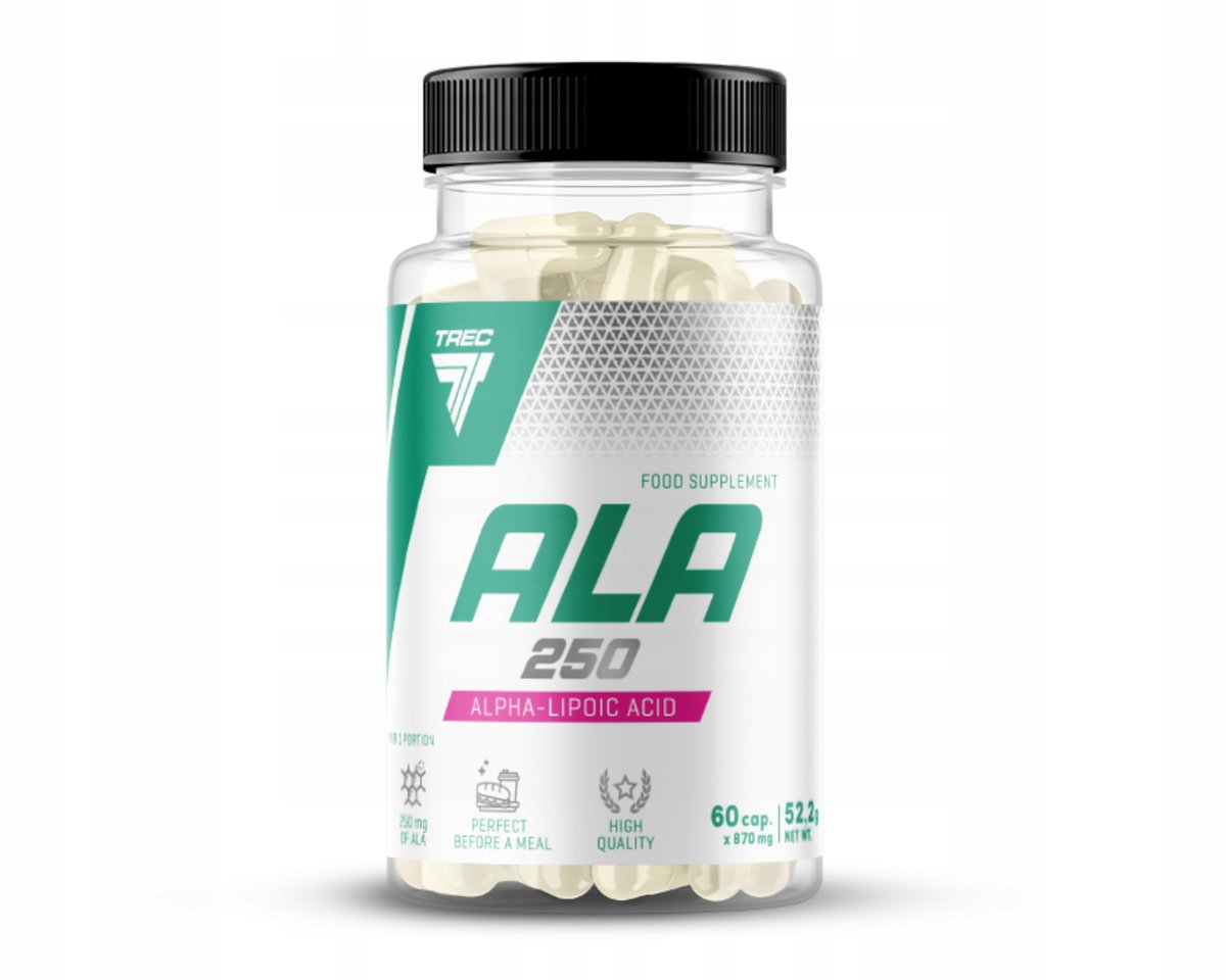 Empik Trec Ala 250 60Kap Kwas Alfa Liponowy Antyoksydant