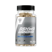 TREC ASHWAGANDHA SLEEP Ekstrakt z Ashwagandhy Witanolidy Melatonina 60kaps. Trec