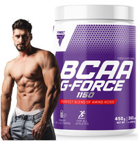 TREC BCAA G-FORCE 1150 MATRIX AMINOKWASY Rozgałęzione L-glutamina|360 kaps.
