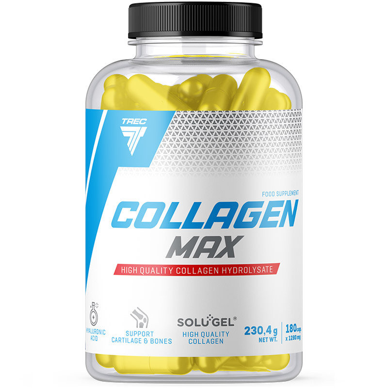 Фото - Вітаміни й мінерали Trec Nutrition Suplement diety, Trec Collagen Max 180Caps 