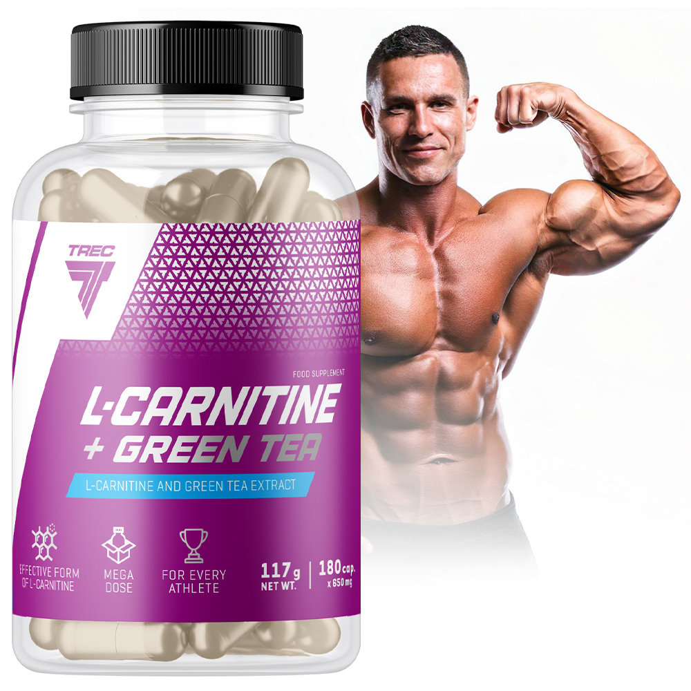Trec L-Carnitine + Green Tea 180K Karnityna Z Zieloną Herbatą Odchudzanie