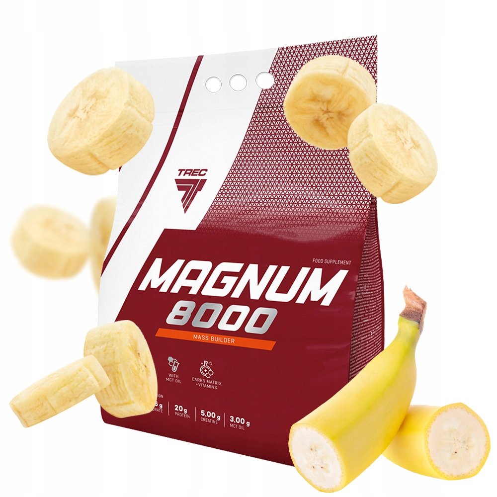 Trec Magnum 8000 5450G Mega Mocny Gainer Na Masę Białko Węglowodany