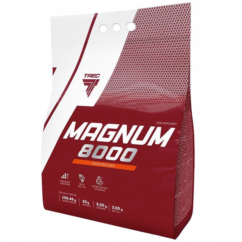 Trec Magnum 8000 5450G Mega Mocny Gainer Na Masę Białko Węglowodany