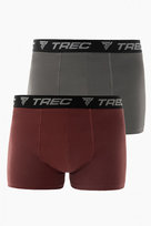 TREC WEAR 2PAK ZESTAW BOKSEREK MĘSKICH BAWEŁNIANE Elastyczne COTTTON Gładkie|roz. XXL Trec