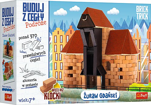 Trefl, Brick Trick, klocki konstrukcyjne Podróże Żuraw