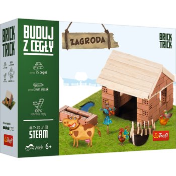 Trefl, Brick Trick, zestaw konstrukcyjny Zagroda - Brick Trick