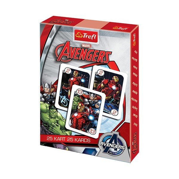 Trefl, karty Piotruś Avengers