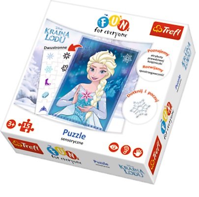 Trefl, Kraina Lodu, puzzle sensoryczne