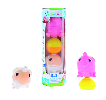 Trefl, Lalaboom Zwierzątka Farma Świnka Owieczka – 6 elementów, 61649 - Lalaboom