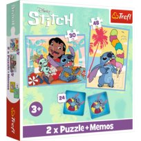 Trefl, Lilo&stitch, Puzzle I Memory 2w1, 30-48 El.