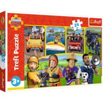 Trefl, Puzzle 24 MAXI, Strażak Sam i przyjaciele, 24 el. Trefl