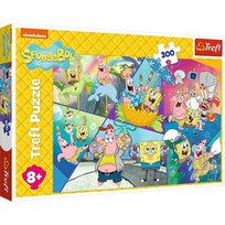 Trefl, puzzle 300 spongebob w bikini dolnym 23038