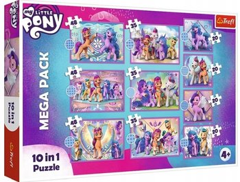 Trefl, puzzle, Bajki, Kucyki Pony, 10w1 - Trefl