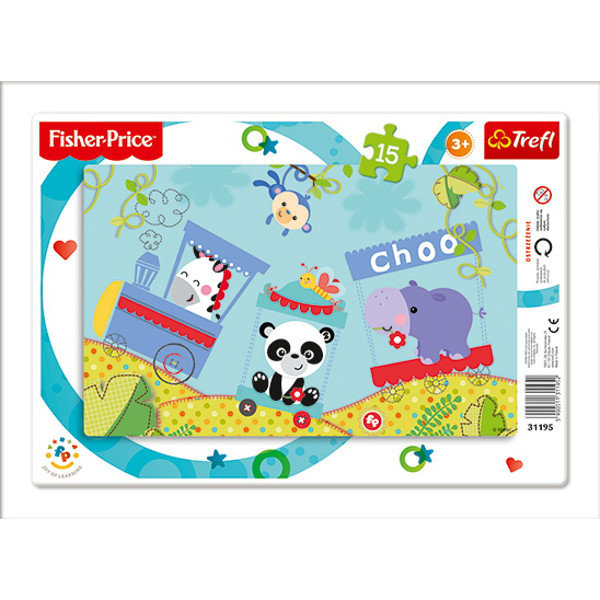 Trefl, puzzle, Ciuchcia, 15 el.