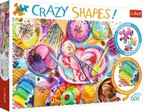 Trefl, puzzle, Crazy Shapes, Słodkie marzenie , 600 el. Trefl