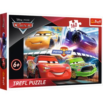 Trefl, puzzle, Disney, Auta, Zwycięski wyścig, 160 el. - Trefl