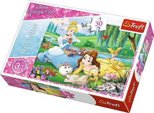 Trefl, puzzle, Disney, Bella i Kopciuszek, 30 el.