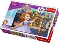 Trefl, puzzle, Disney, Jej Wysokość Zosia, Przed pałacem, 60 el.