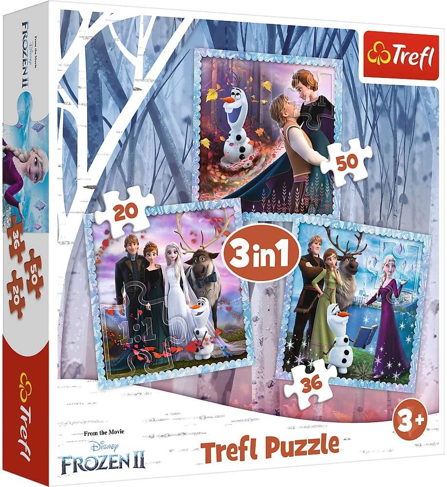 Zdjęcia - Puzzle i mozaiki Trefl , puzzle, Disney, Kraina Lodu 2, Magiczna opowieść, 20/36/50 el. 