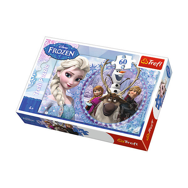 Trefl, puzzle, Disney, Kraina Lodu, Przyjaciele z Krainy Lodu, 60 el.