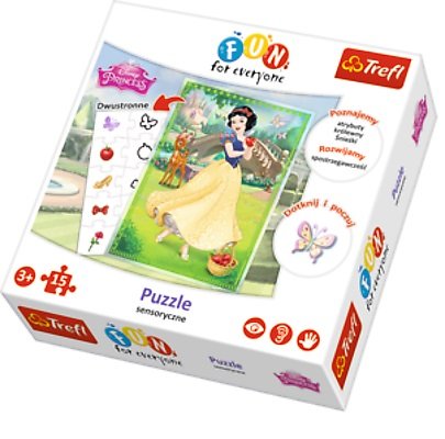 Trefl, puzzle, Disney, Królewna Śnieżka, 15 el.